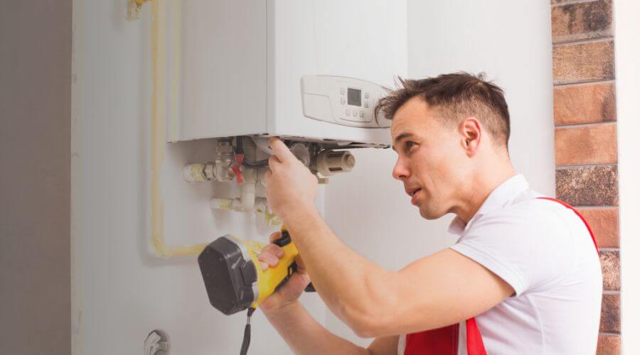 Local water heater installation in Massena, IA